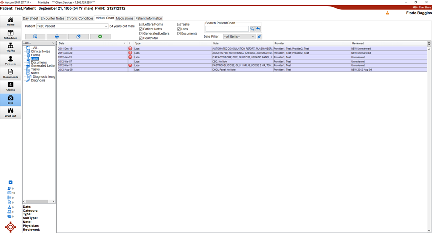 DI/DSM Display Addendum to Accuro EMR User Guide (WRHA Only)