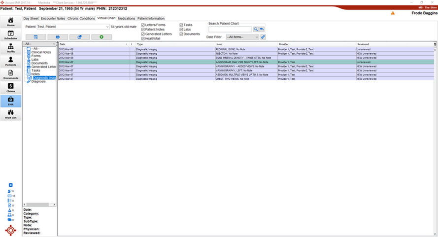 DI/DSM Display Addendum to Accuro EMR User Guide (WRHA Only)